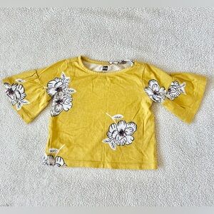 Tea Collection Bell Sleeve Top, Size 2T